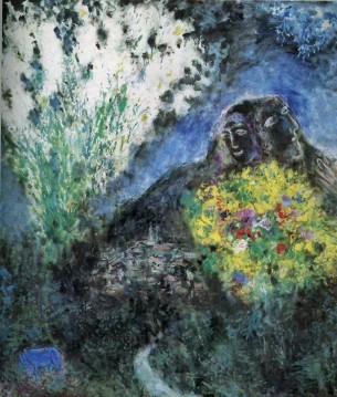 Cerca de Saint Jeannet contemporáneo Marc Chagall Pinturas al óleo
